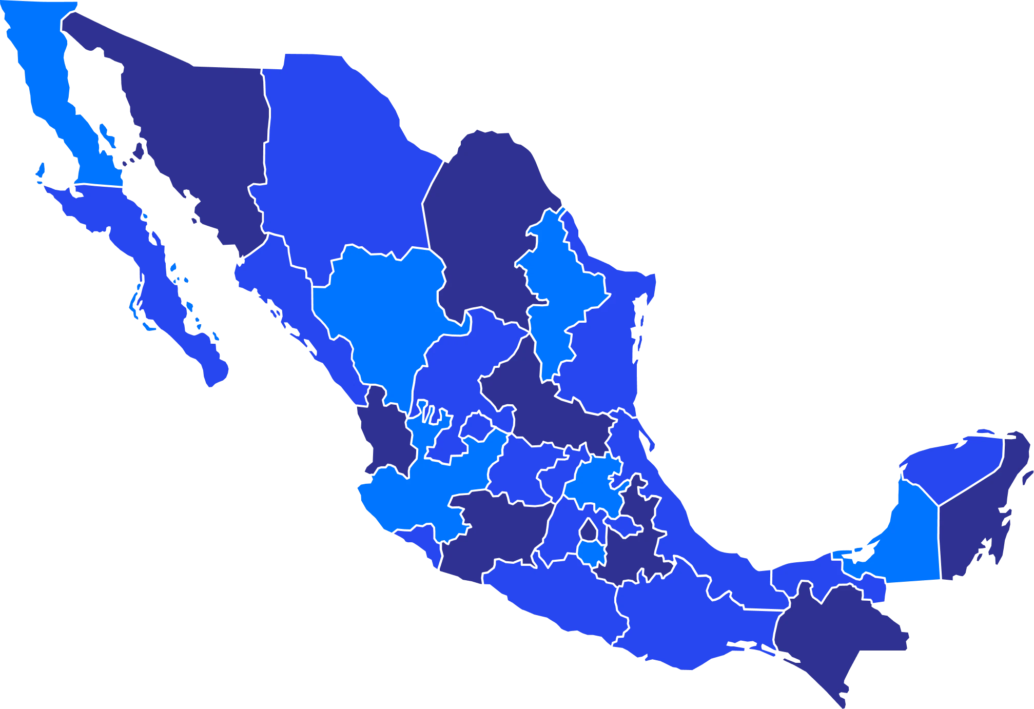 mapa de méxico